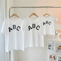 【F009】日系英文字母全家福親子短袖上衣(2色)_3 【F009】日系英文字母全家福親子短袖上衣(2色)_3