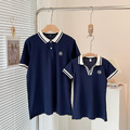 【F012】日系字母POLO衫全家福親子短袖上衣(1色)_2 【F012】日系字母POLO衫全家福親子短袖上衣(1色)_2