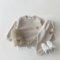 【BA544】韓版刺繡小熊兩件式長袖長褲運動套裝(5色) 【BA544】韓版刺繡小熊兩件式長袖長褲運動套裝(5色)