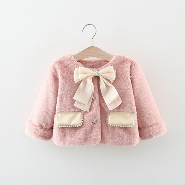 【BG532】日系名媛珍珠蝴蝶結長袖保暖外套(2色) 【BG532】日系名媛珍珠蝴蝶結長袖保暖外套(2色)