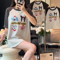 【F069】日系字母小狗全家福親子短袖上衣(1色)_1 【F069】日系字母小狗全家福親子短袖上衣(1色)_1