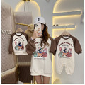 【F090】日系三隻兔子全家福親子長袖上衣(1色) 【F090】日系三隻兔子全家福親子長袖上衣(1色)