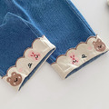【BT112】韓版刺繡兔子小熊牛仔長褲(1色)_3 【BT112】韓版刺繡兔子小熊牛仔長褲(1色)_3