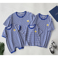 【F127】日系條紋笑臉全家福親子短袖上衣(1色)_1 【F127】日系條紋笑臉全家福親子短袖上衣(1色)_1