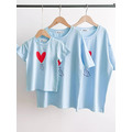 【F147】日系手比愛心全家福親子短袖上衣(2色)_3 【F147】日系手比愛心全家福親子短袖上衣(2色)_3