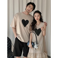 【F157】日系大黑愛心全家福親子短袖上衣洋裝(1色)_3 【F157】日系大黑愛心全家福親子短袖上衣洋裝(1色)_3
