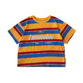 【F163】日系紅黃藍條紋字母全家福親子短袖上衣(1色)_3 【F163】日系紅黃藍條紋字母全家福親子短袖上衣(1色)_3