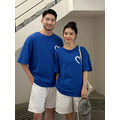 【F177】日系寶藍愛心全家福親子短袖上衣(1色)_2 【F177】日系寶藍愛心全家福親子短袖上衣(1色)_2