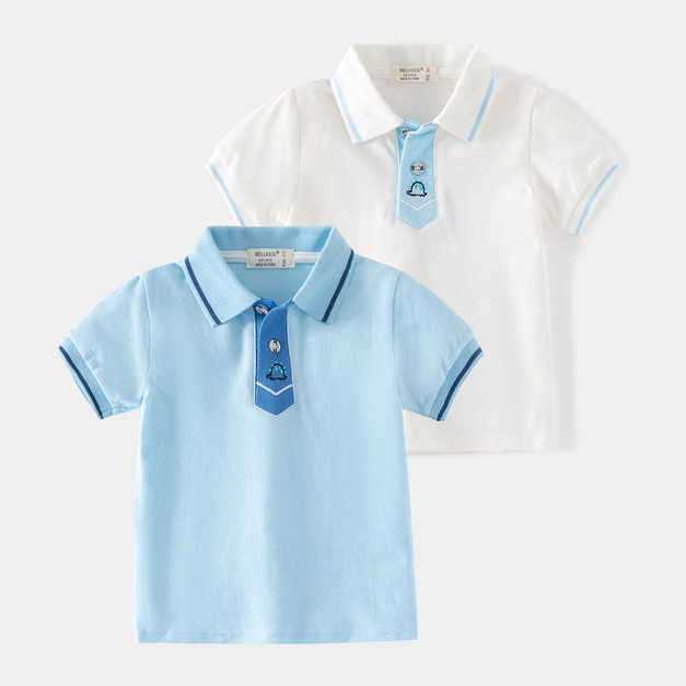 【BU194】韓版刺繡小恐龍POLO短袖上衣(2色) 【BU194】韓版刺繡小恐龍POLO短袖上衣(2色)