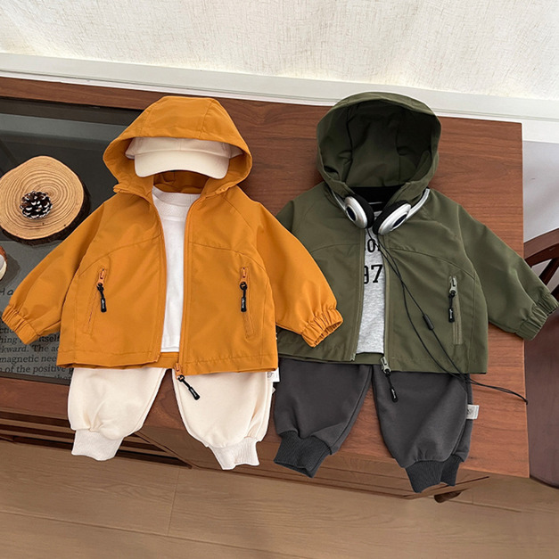 【BO072】日系帥氣衝鋒連帽防風外套(2色) 【BO072】日系帥氣衝鋒連帽防風外套(2色)