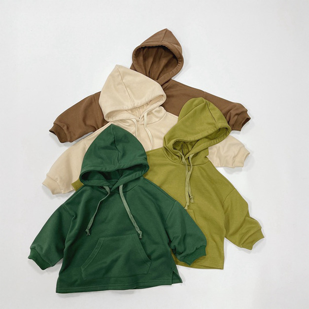 【BU266】韓版百搭基本款連帽長袖上衣(4色) 【BU266】韓版百搭基本款連帽長袖上衣(4色)