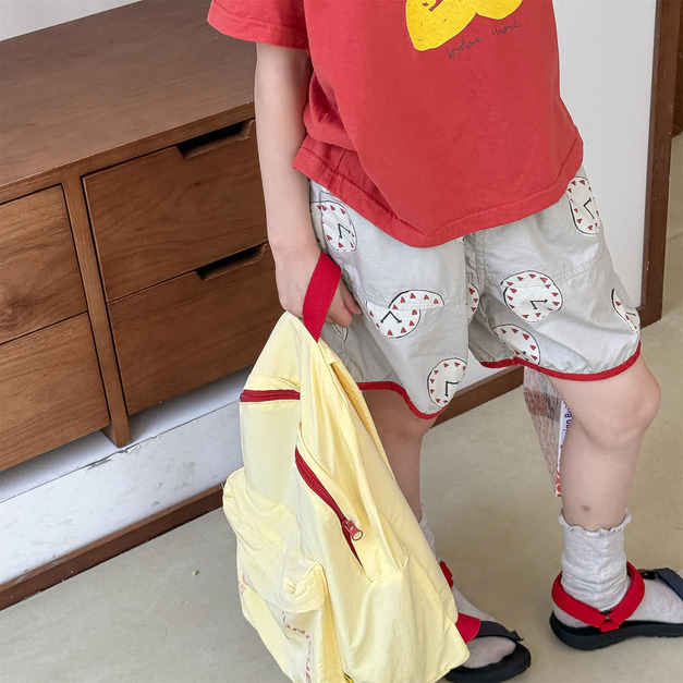 【BT166】美系愛麗絲的鐘個性短褲(1色) 【BT166】美系愛麗絲的鐘個性短褲(1色)