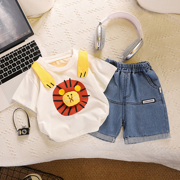 【BU298】韓版立體獅子短袖上衣(1色) 【BU298】韓版立體獅子短袖上衣(1色)