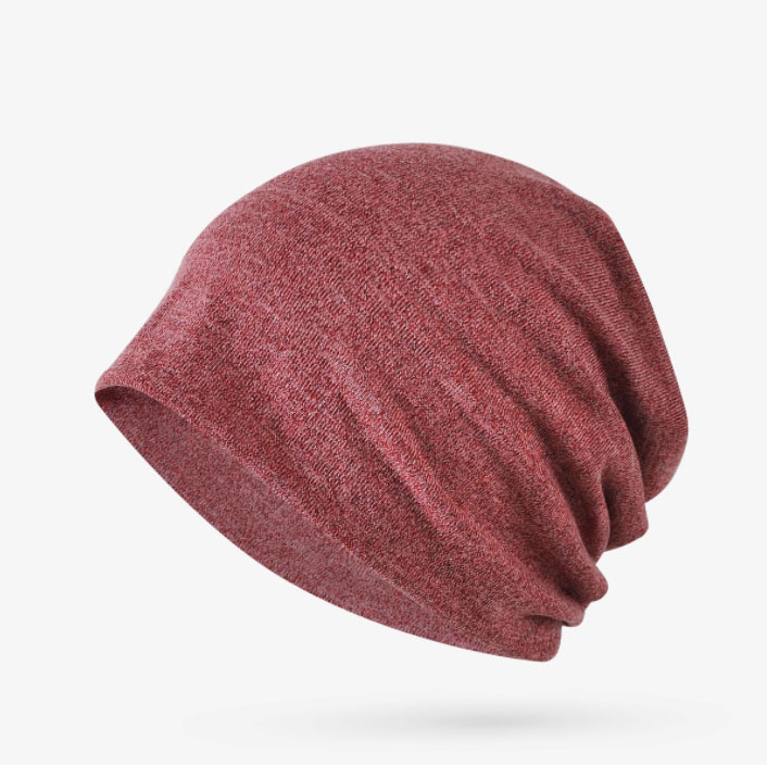 HT-017封頂化療帽 高質感月子帽秋冬季包頭帽男女封頂雙層透氣戶外運動登山騎行防風保曖套頭帽