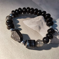 男款 五行水-黑種草│ 避邪 健康 黑瑪瑙原礦 巴西黑髮晶 藍虎眼石 鈦赫茲_1 男款 五行水-黑種草│ 避邪 健康 黑瑪瑙原礦 巴西黑髮晶 藍虎眼石 鈦赫茲_1