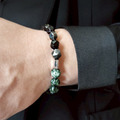 男款 JOKER│ 小丑 綠龍晶手鍊 防小人負能量情緒穩定 水晶手鍊 銀曜石 綠龍晶 男款 JOKER│ 小丑 綠龍晶手鍊 防小人負能量情緒穩定 水晶手鍊 銀曜石 綠龍晶