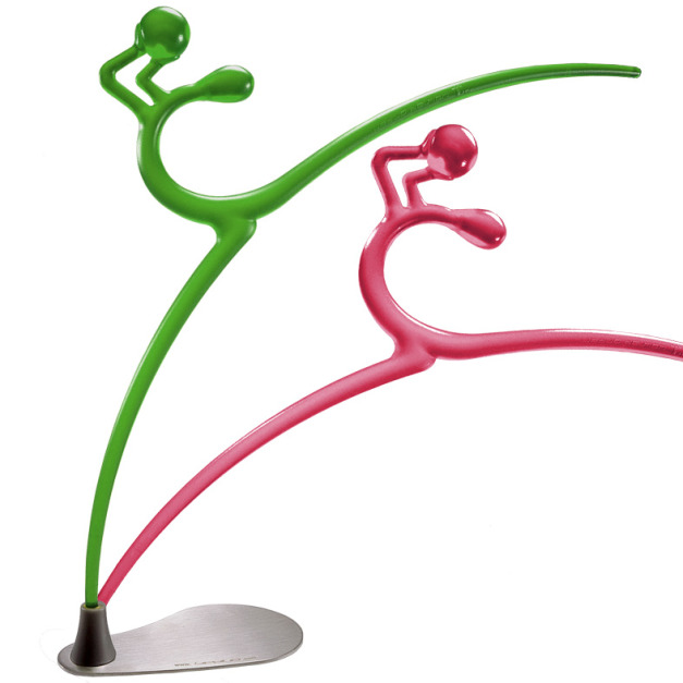 Gymnastic 造形衣架 - 綠+粉紅 Gymnastic 造形衣架 - 綠+粉紅