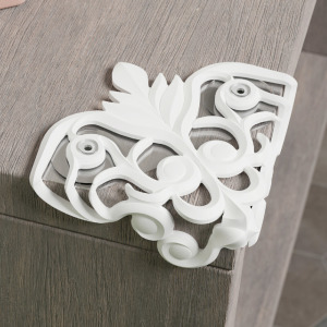 渦卷紋護角  防撞桌角 (真清白) 渦卷紋護角  防撞桌角 (真清白)