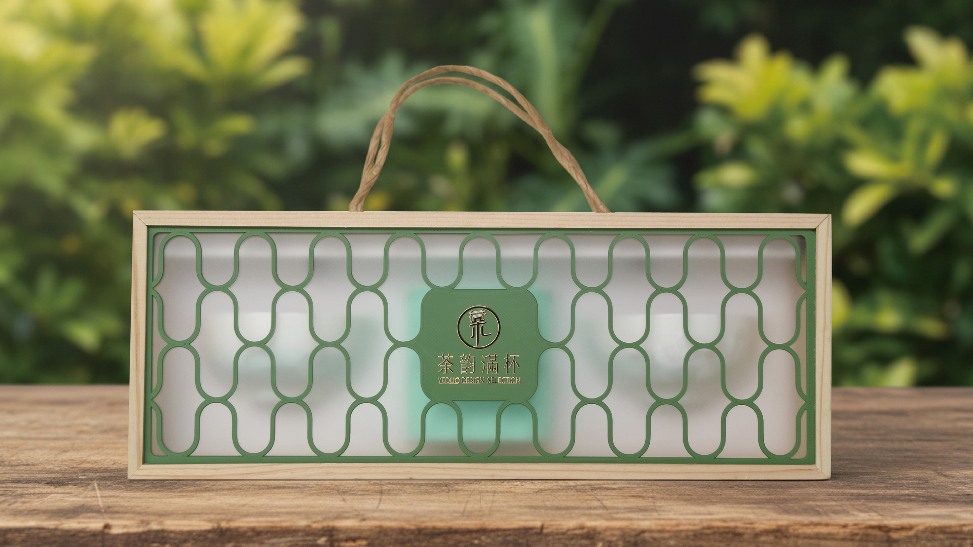 葉朵設計-茶韵滿杯金萱茶葉禮盒-木盒包裝