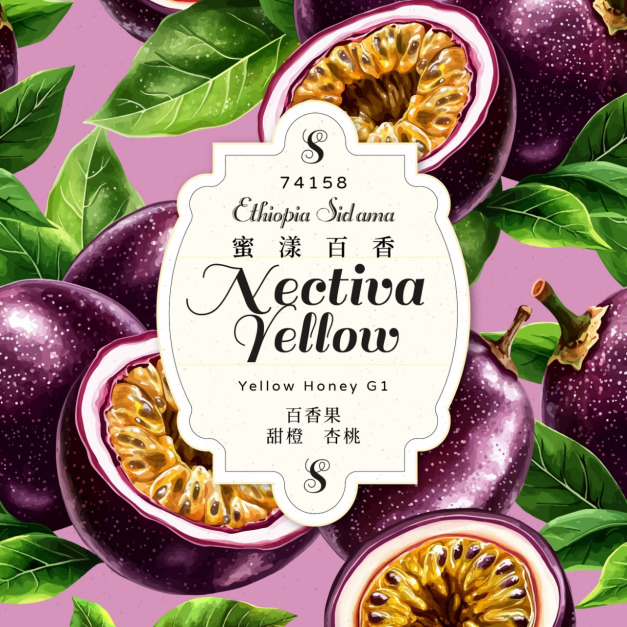 衣索比亞 希達馬 花貝果娜 74158 蜜漾百香 黃蜜處理法 衣索比亞 希達馬 花貝果娜 74158 蜜漾百香 黃蜜處理法