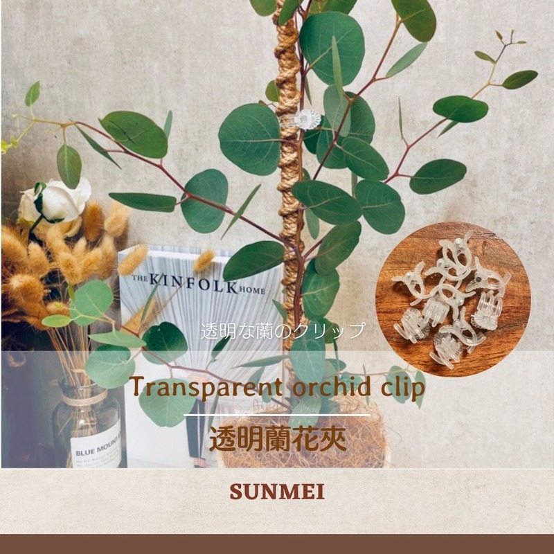 質感透明蘭花夾 質感透明蘭花夾