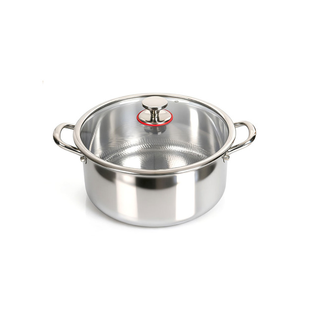 AIWA 愛華 28cm 鈦合金湯鍋 (含鍋蓋)ASP-28 五層材質 零塗層 AIWA 愛華 28cm 鈦合金湯鍋 (含鍋蓋)ASP-28 五層材質 零塗層