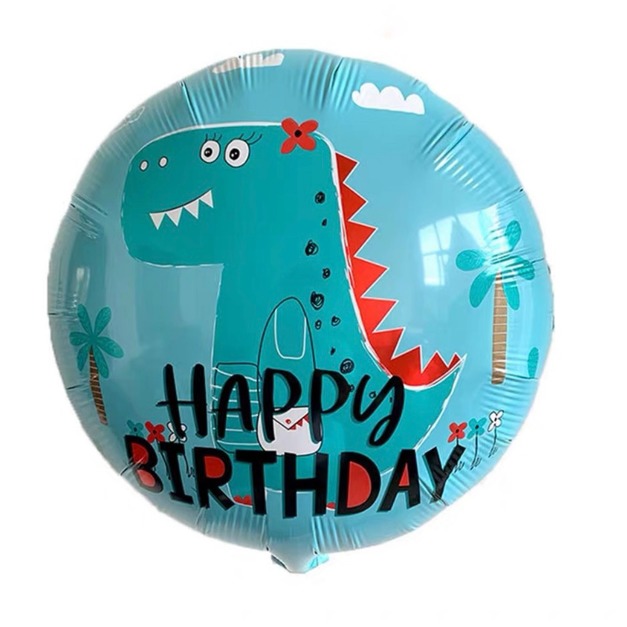 18吋可愛恐龍生日鋁箔氣球 18吋可愛恐龍生日鋁箔氣球