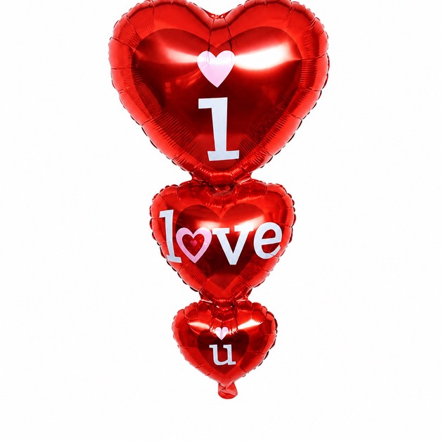 連體愛心I love u鋁箔氣球 連體愛心I love u鋁箔氣球