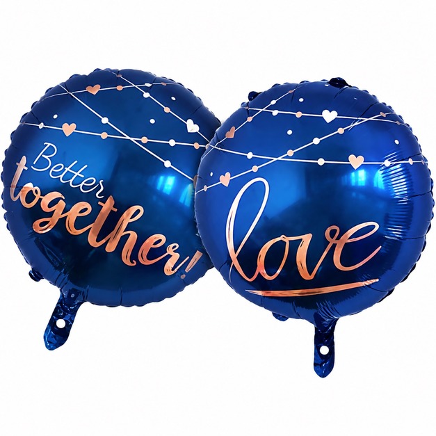 22吋圓型深藍love鋁箔氣球 22吋圓型深藍love鋁箔氣球