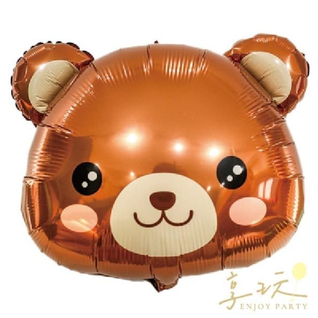可愛熊大頭氣球 可愛熊大頭氣球