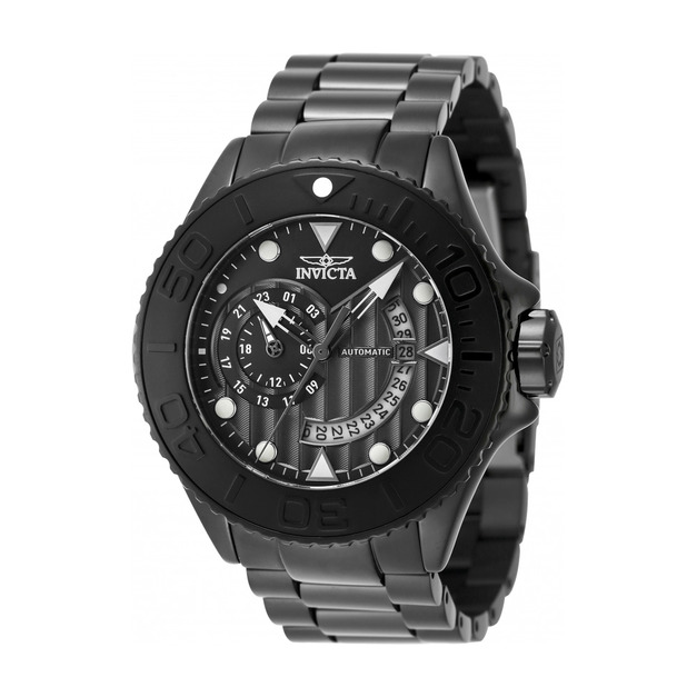 INVICTA |Grand Diver 黑面 黑色不鏽鋼錶帶 自動上鍊機械錶(48245) INVICTA |Grand Diver 黑面 黑色不鏽鋼錶帶 自動上鍊機械錶(48245)