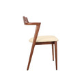 Zoey 北美胡桃木餐椅-牛皮坐墊_2 Zoey 北美胡桃木餐椅-牛皮坐墊_2