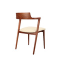 Zoey 北美胡桃木餐椅-牛皮坐墊_1 Zoey 北美胡桃木餐椅-牛皮坐墊_1