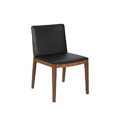 Mira 北美胡桃木牛皮餐椅_2 Mira 北美胡桃木牛皮餐椅_2