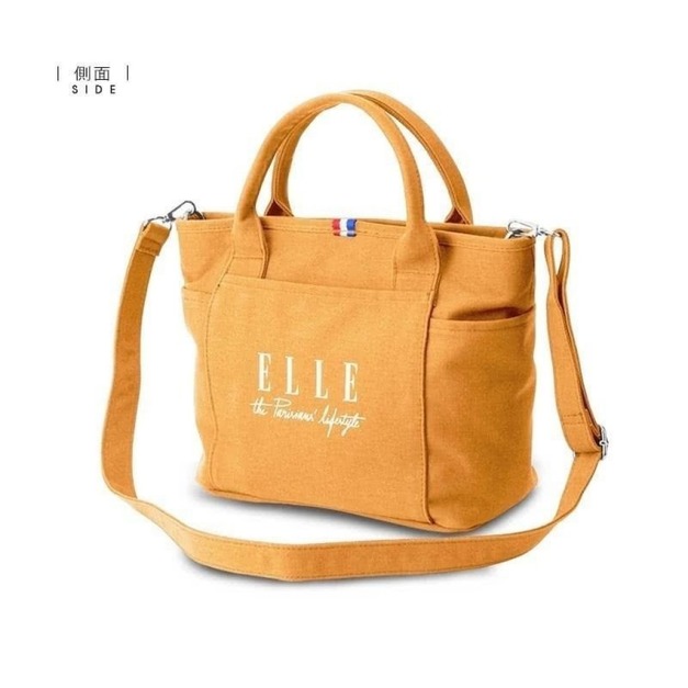 EdaChic ELLE週年限定款帆布手提斜背托特包 EdaChic ELLE週年限定款帆布手提斜背托特包