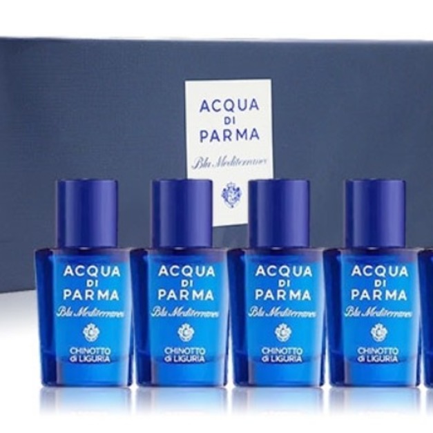 Acqua di Parma 帕爾瑪之水 藍色地中海系列香水禮盒5mlX5 Acqua di Parma 帕爾瑪之水 藍色地中海系列香水禮盒5mlX5