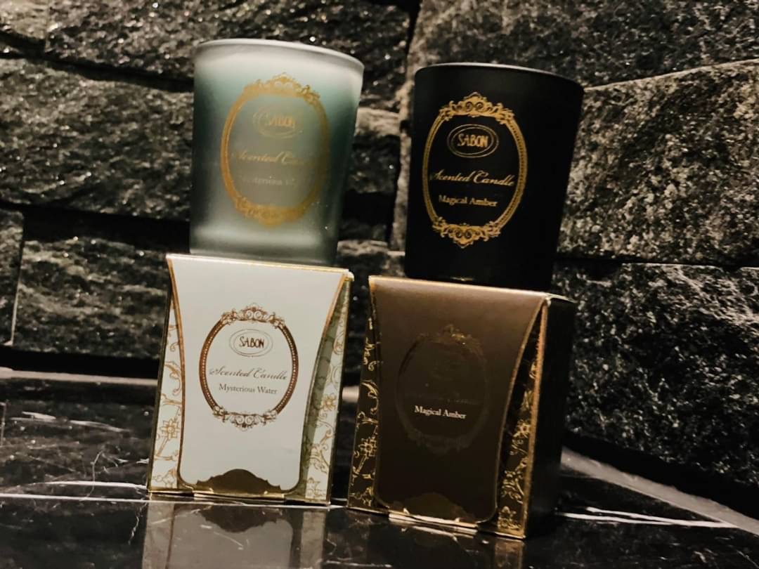 SABON玻璃香氛蠟燭60g 琥珀/秘密之泉 品牌香氛