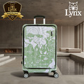 【Lynx 美國山貓】25吋雙開行李箱-地圖郵戳款(贈原廠防水前開保護套CF7)_1 【Lynx 美國山貓】25吋雙開行李箱-地圖郵戳款(贈原廠防水前開保護套CF7)_1
