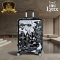 【Lynx 美國山貓】29吋雙開行李箱-地圖郵戳款(贈原廠防水前開保護套CF7)_1 【Lynx 美國山貓】29吋雙開行李箱-地圖郵戳款(贈原廠防水前開保護套CF7)_1