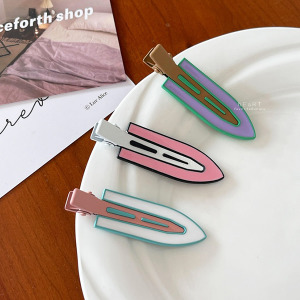 撞色百搭瀏海髮夾 撞色百搭瀏海髮夾
