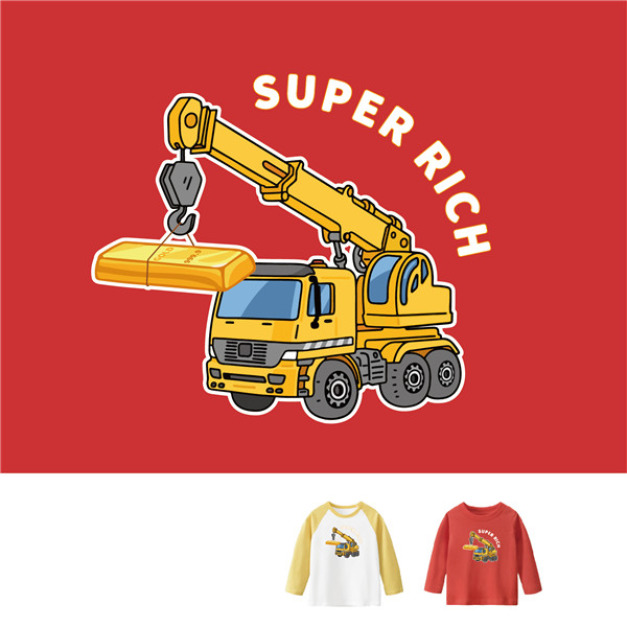 兒童|KV獨家限定款|新年台灣原創T長袖 吊金車 兒童|KV獨家限定款|新年台灣原創T長袖 吊金車