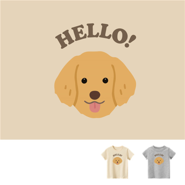 兒童|KV獨家限定款|台灣原創T短袖 D23黃金獵犬 兒童|KV獨家限定款|台灣原創T短袖 D23黃金獵犬