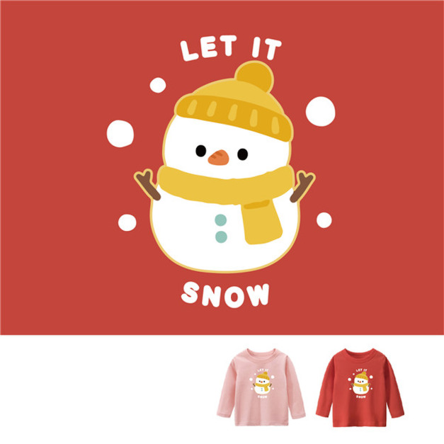 兒童|KV獨家限定款|聖誕台灣原創T長袖 歡樂雪人 兒童|KV獨家限定款|聖誕台灣原創T長袖 歡樂雪人