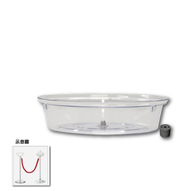 欄柱置物盆(絨繩欄柱用)RV-09T 欄柱置物盆(絨繩欄柱用)RV-09T