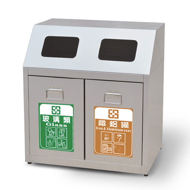 不銹鋼分類回收桶 TH2-83S 不銹鋼分類回收桶 TH2-83S