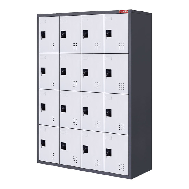 樹德 FC-416K 四排16格一般鎖置物櫃 樹德 FC-416K 四排16格一般鎖置物櫃