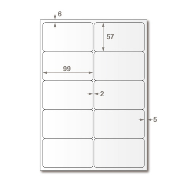 【龍德】三用電腦標籤貼紙 10格 LD-814 105張(盒) 【龍德】三用電腦標籤貼紙 10格 LD-814 105張(盒)