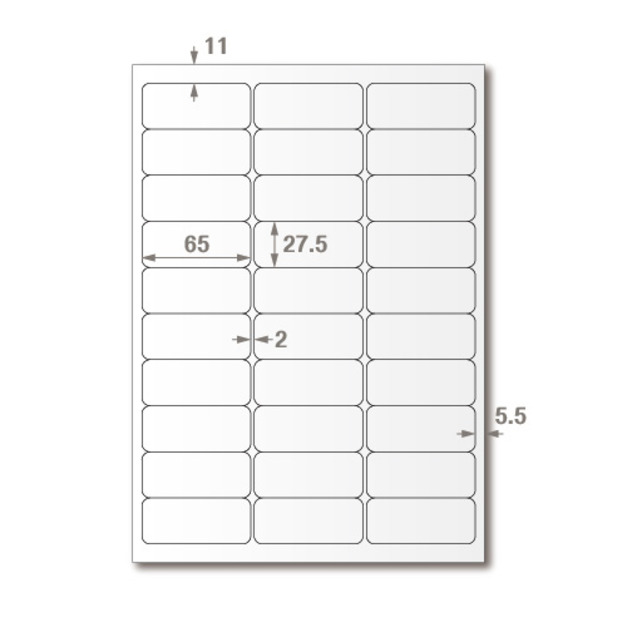 【龍德】三用電腦標籤貼紙 30格 LD-852 1000張(箱) 【龍德】三用電腦標籤貼紙 30格 LD-852 1000張(箱)