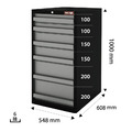 樹德 HDC-1062 100公分高單式滑軌重型櫃 6抽_3 樹德 HDC-1062 100公分高單式滑軌重型櫃 6抽_3