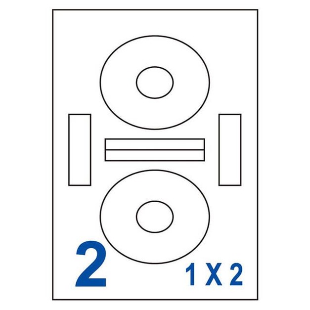 【裕德】3合一電腦標籤紙 UH117-100 【裕德】3合一電腦標籤紙 UH117-100
